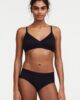 Черный бюстгальтер-топ с мягкими чашками без косточек Soft Stretch Stripes Chantelle Черный бюстгальтер-топ с мягкими чашками без косточек Soft Stretch Stripes Chantelle